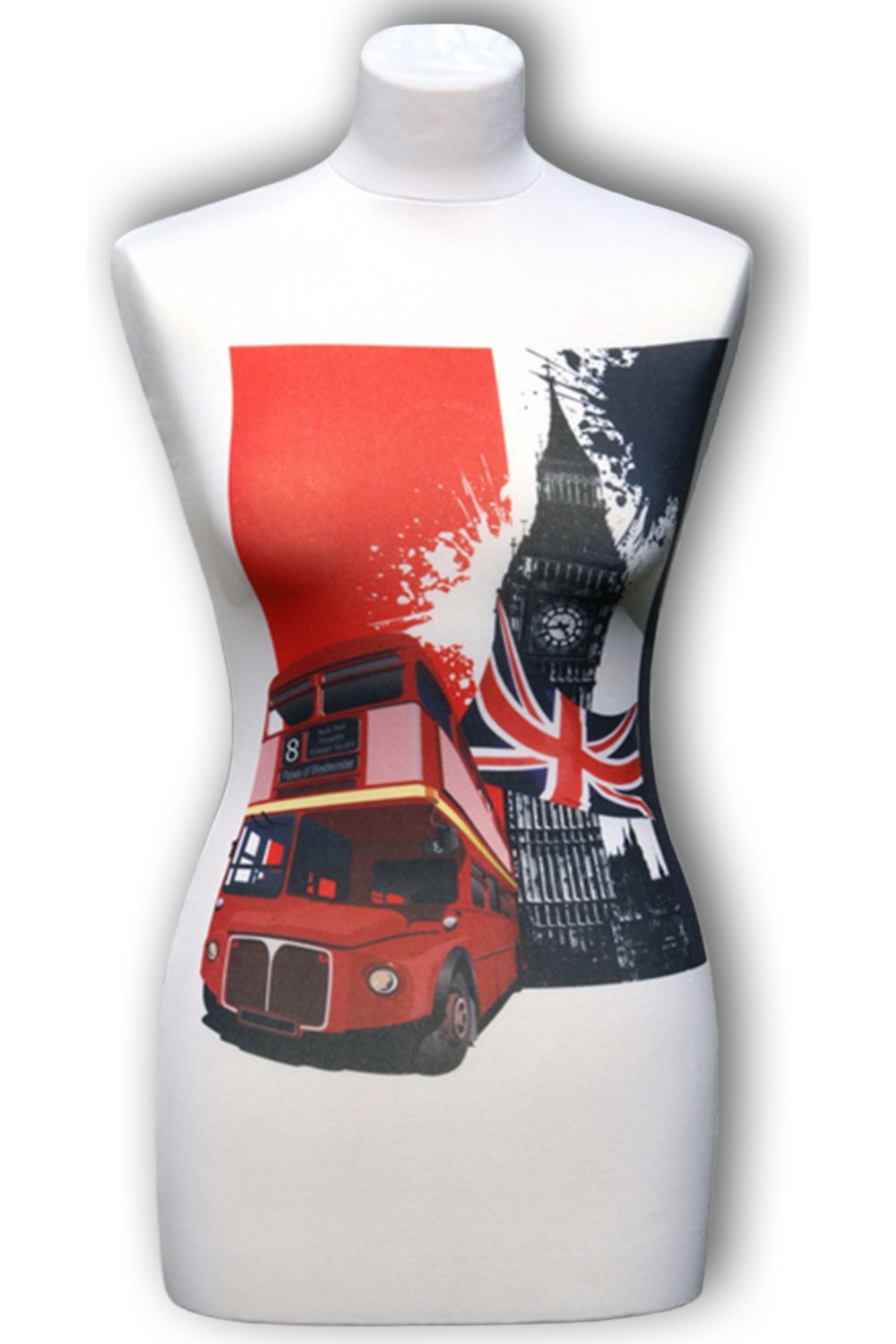 Ersatzüberzug, Wechselüberzug für eine Schneiderpuppe Schneiderbüste, Kleiderpuppe, Nähpuppe | Muster 43