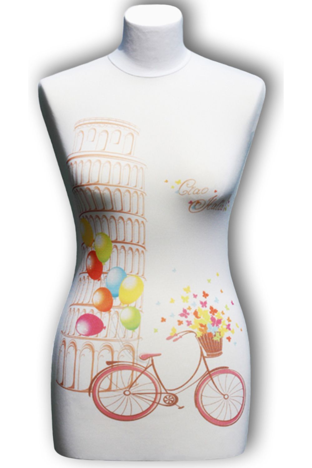 Ersatzüberzug, Wechselüberzug für eine Schneiderpuppe Schneiderbüste, Kleiderpuppe, Nähpuppe | Muster 57