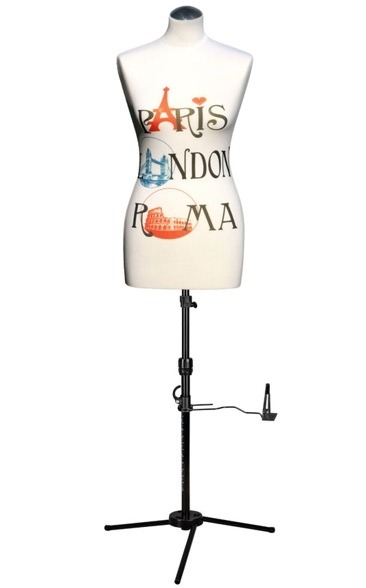 schneiderpuppe lena mit dreibein standfuß | Bezug Design Nr. 51