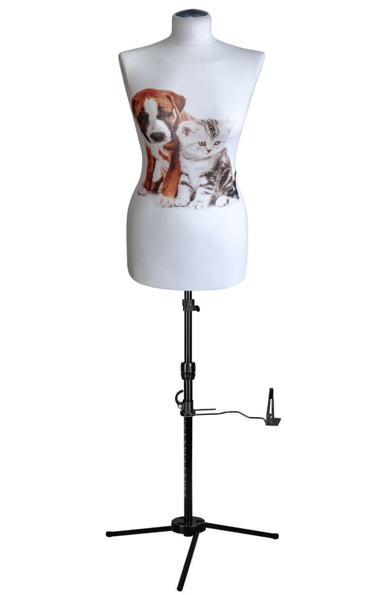 schneiderpuppe lena mit dreibein standfuß | Bezug Design Nr. 94