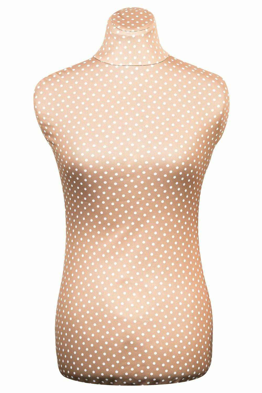 Schutzbezug für verstellbare Schneiderpuppen | Design Beige Größe S