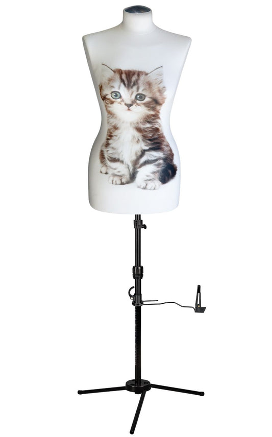 schneiderpuppe lena mit dreibein standfuß | Bezug Design Nr. 97