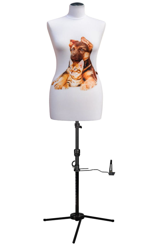 schneiderpuppe lena mit dreibein standfuß | Bezug Design Nr. 98