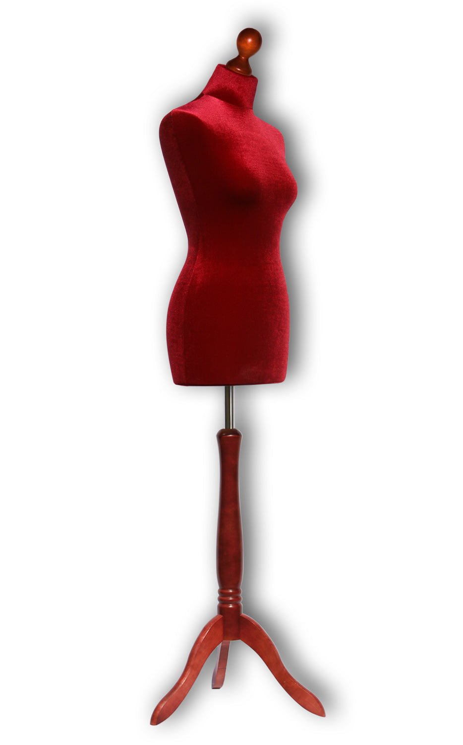 schneiderpuppe schneiderbüste Rubin mit Kirschbaum Standfuß