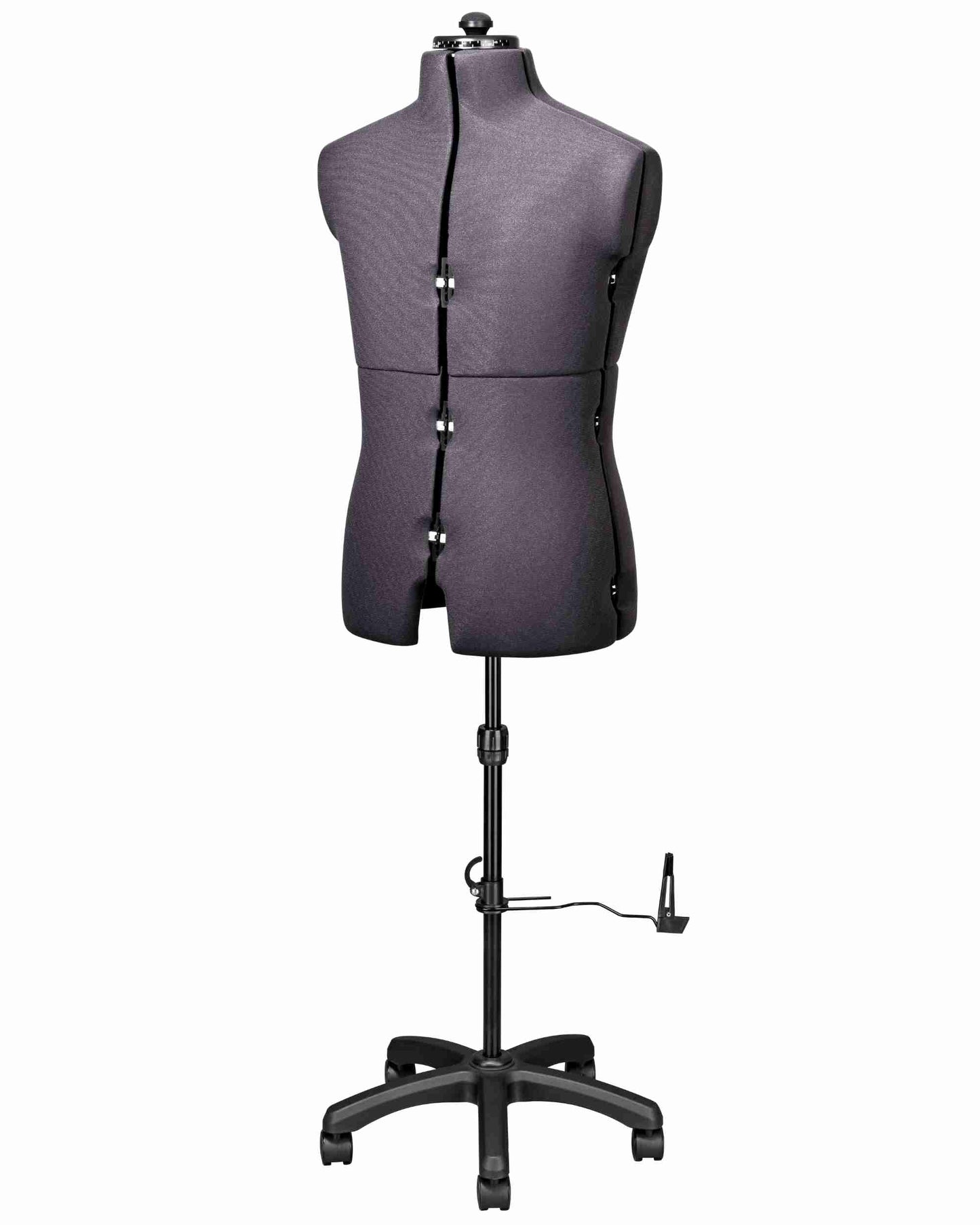 Hosen Schneiderpuppe verstellbar Herr | PAUL | Gr. 48-54 | 8-teilig | 5-Bein Standfuß u. Rollen | Hosen anziehbar | komplett einstellbar