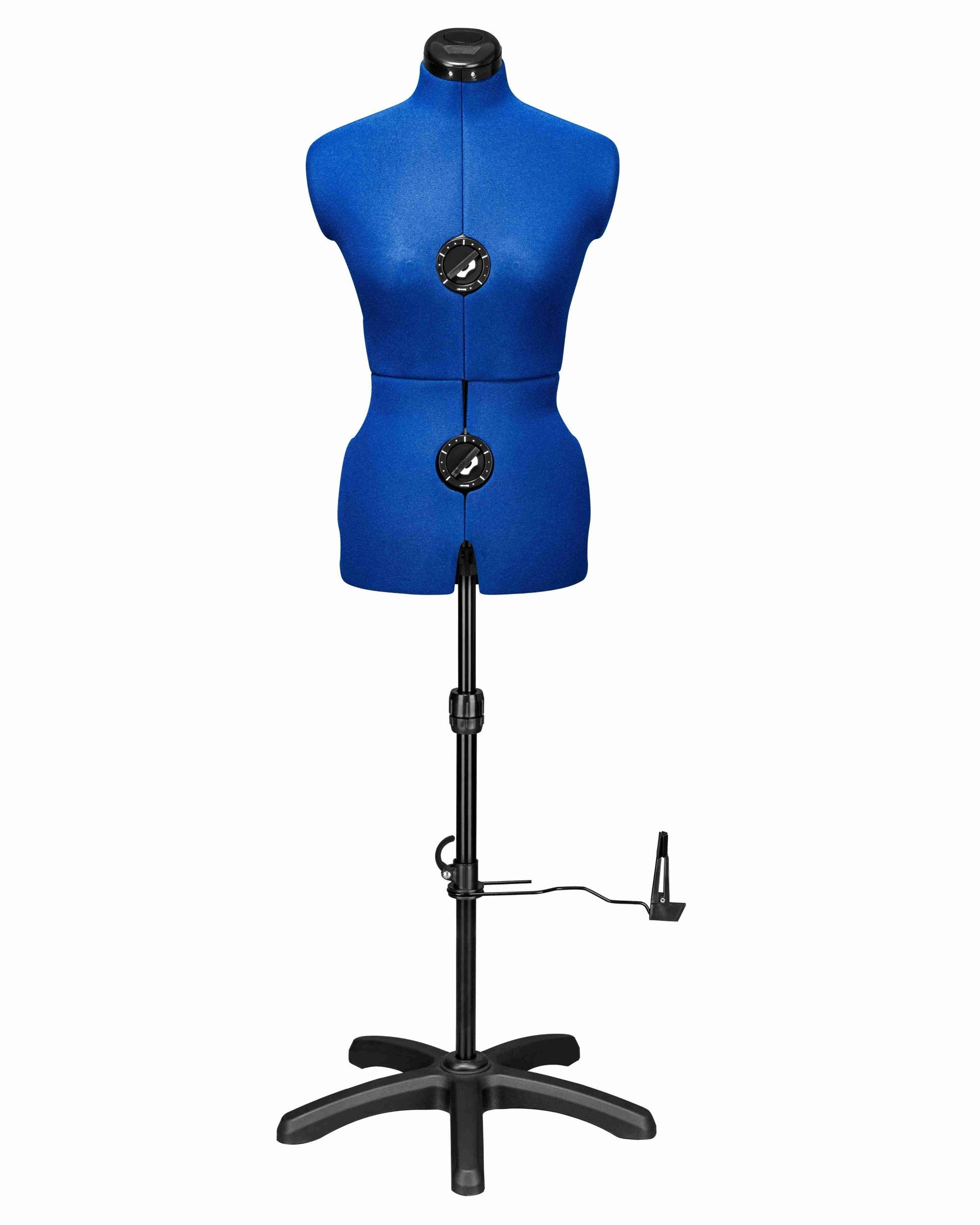 schneiderpuppe-verstellbar-majestique blue multi Ansicht komplett von vorne