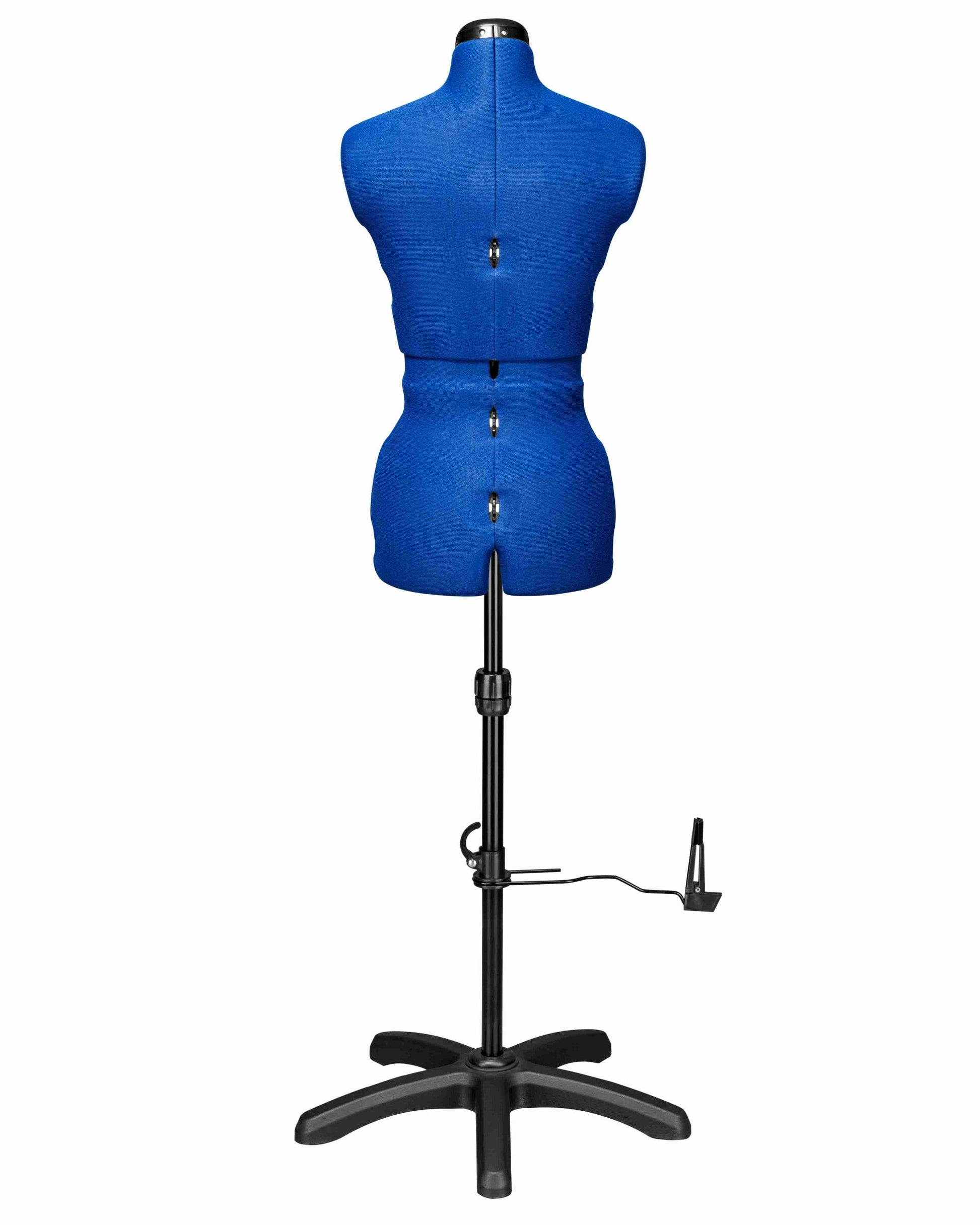 schneiderpuppe-verstellbar-majestique blue multi Ansicht komplett von hinten