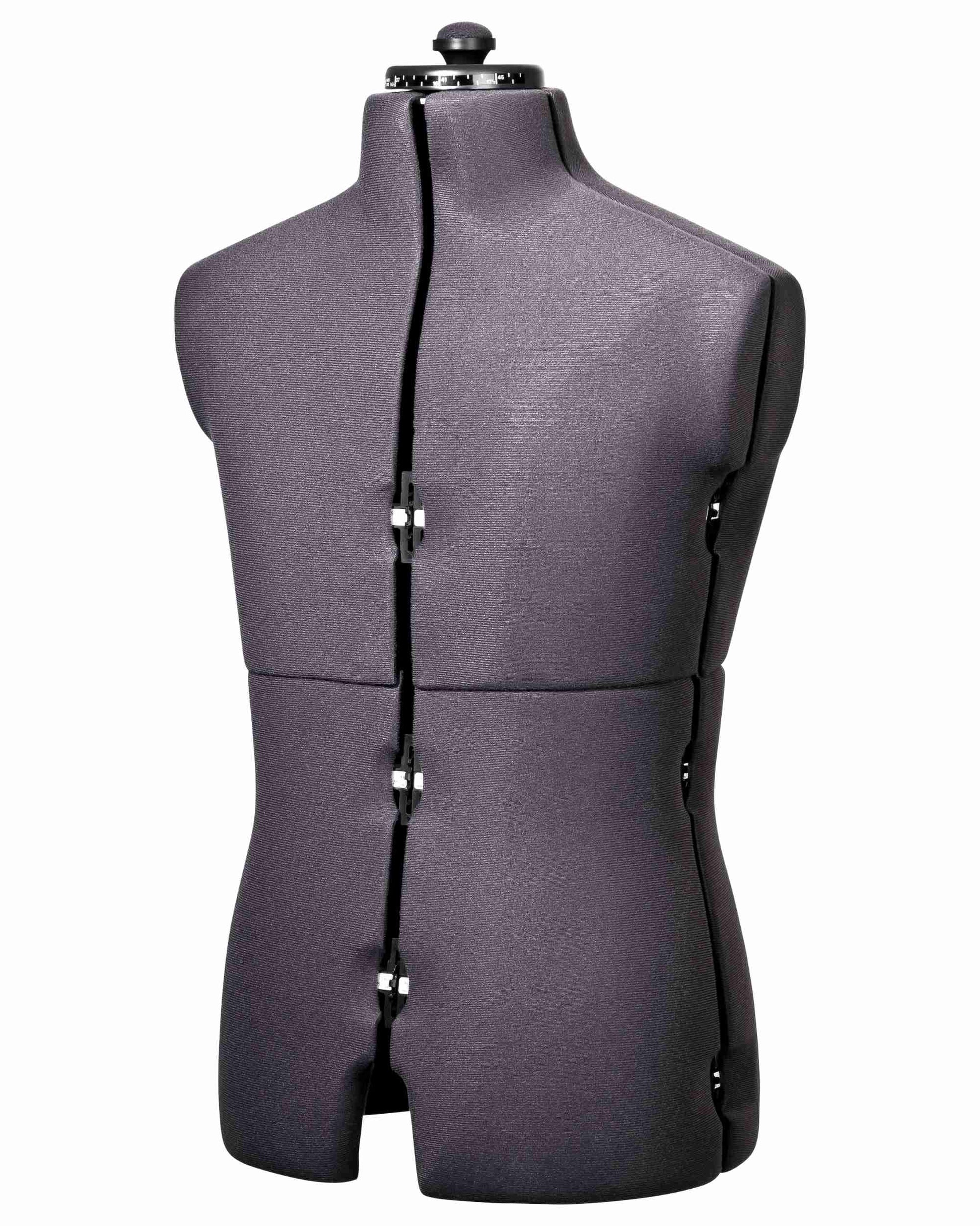 Torso der Schneiderpuppe PAUL Ansicht vorne geöffnet